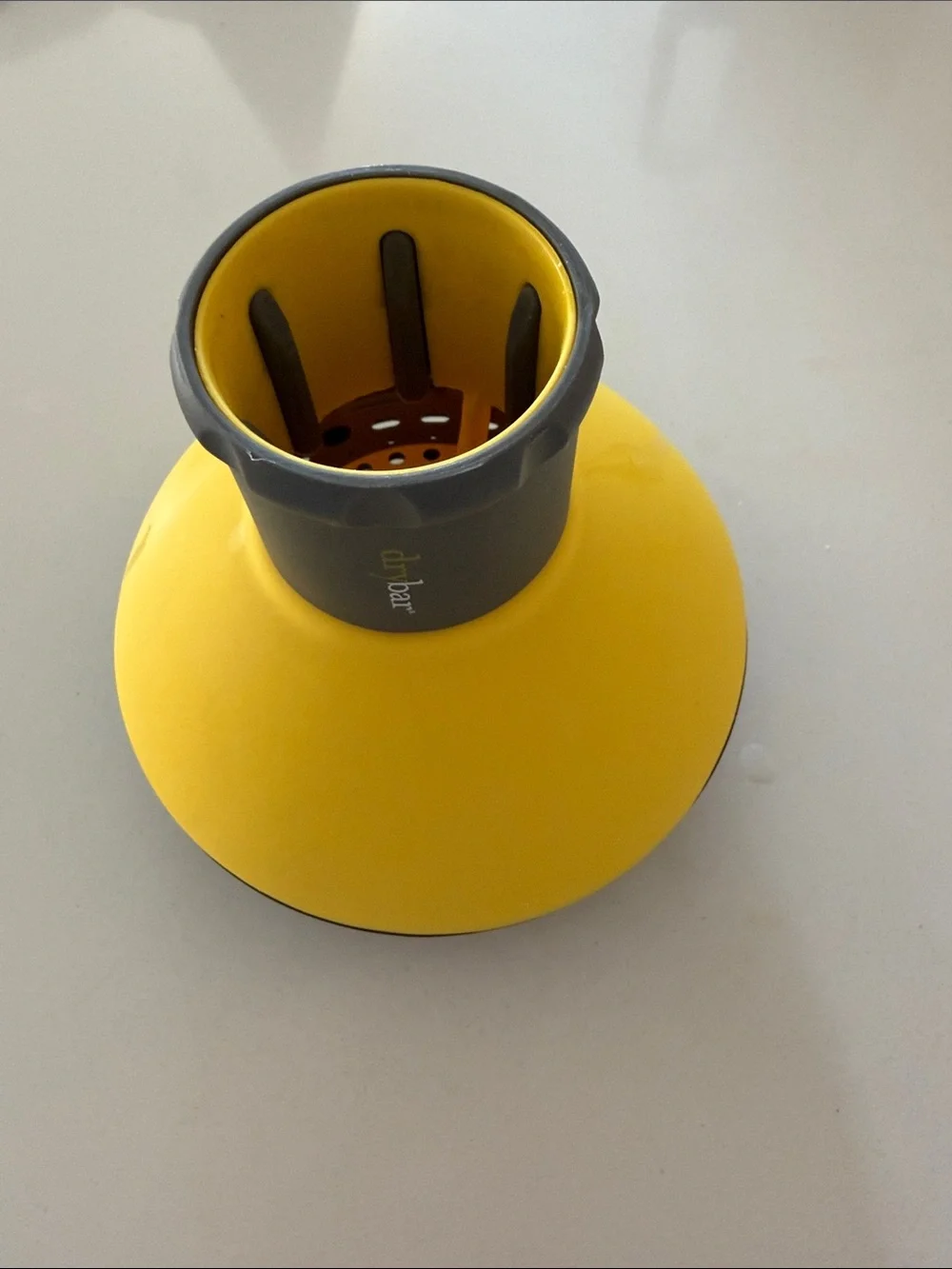 Drybar Yellow and Gray Hair Diffuser Attachment